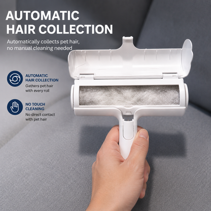 Self-Cleaning Pet Hair Remover Roller | Lint & Fur Cleaner for Sofa, Carpet, Clothes & Car Seats